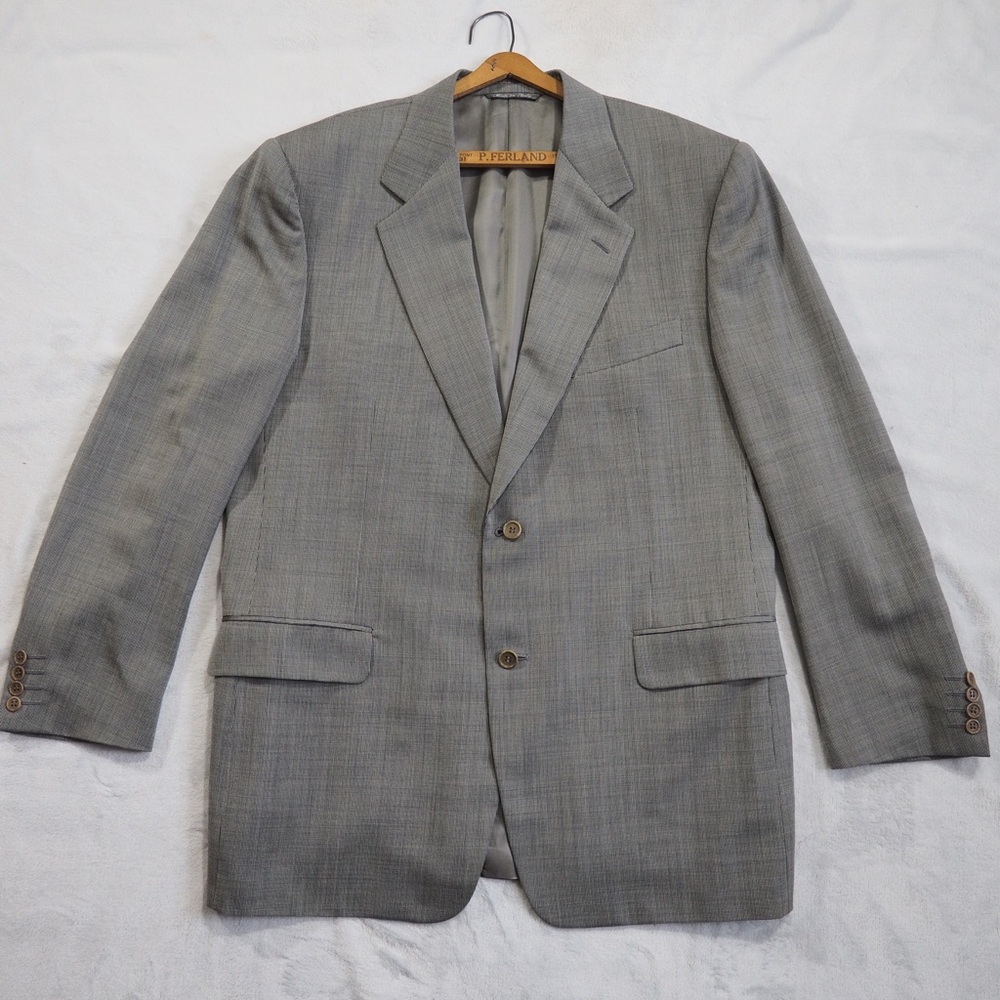Canali Holt Renfrew EU54R/US44RGray Sport Coat Blazer 100% Wool